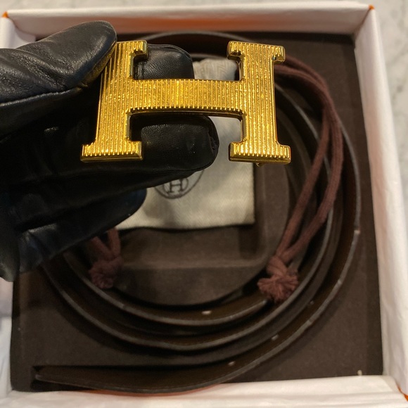 AUTHENTIC Hermès Constance Reversible Belt Kit - Gold❤️‍🔥 - Picture 2 of 6